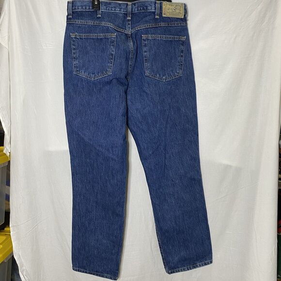 RED HEAD Jeans Relaxed Fit Straight Leg Denim Workwear Classic Mens 36x32 Blue - Picture 2 of 9